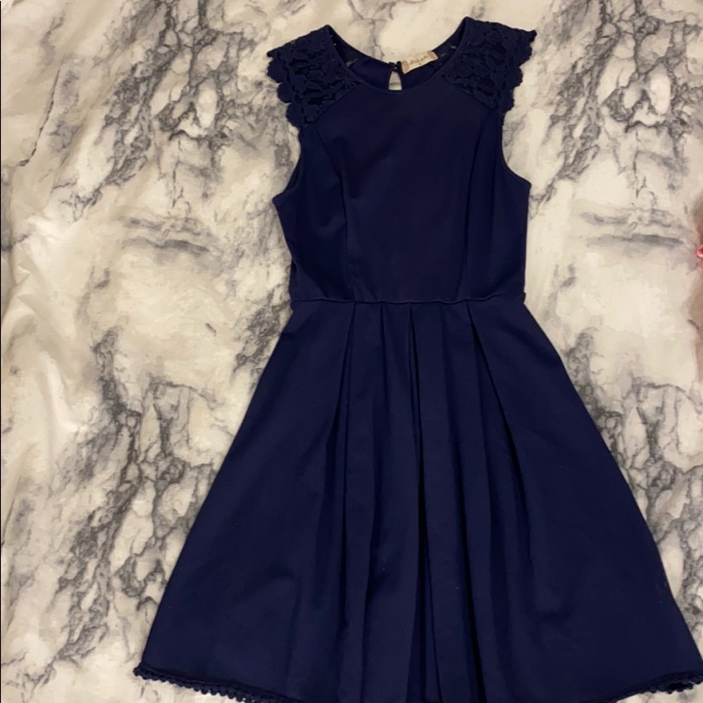 Navy blue dress